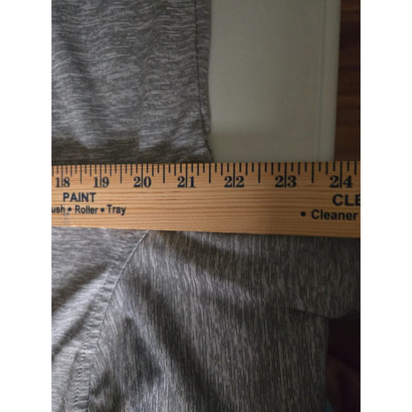 Bolle Gray Heather Polo Shirt Mens Size M Collar Pullover Strech Polyester - Picture 3 of 5